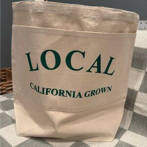 Local California Grown Cream Tote Bag
